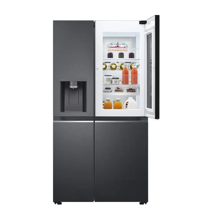 LG GC-X257CQES Fridge Side By Side Smart Inverter Wifi N635L Matte Black