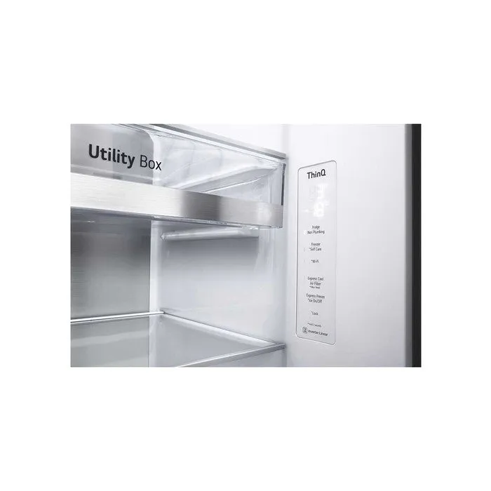 LG GC-X257CSES Side-By-Side Fridge Smart Inverter WiFi N635L Noble Silver