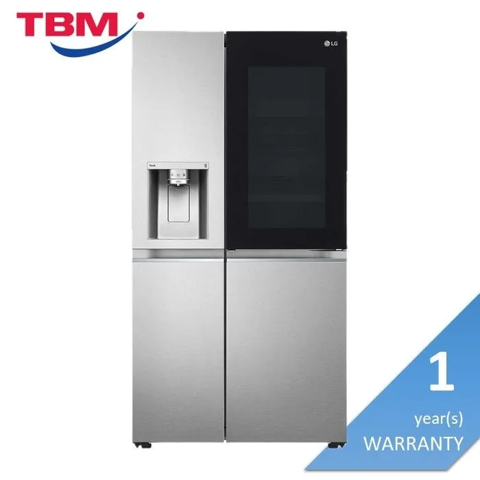 LG GC-X257CSES Side-By-Side Fridge Smart Inverter WiFi N635L Noble Silver