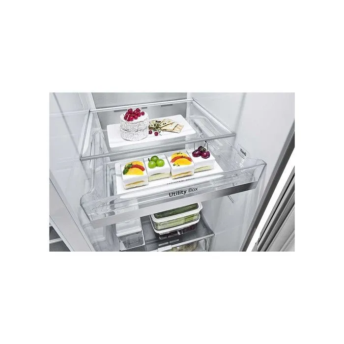 LG GC-X257CSES Side-By-Side Fridge Smart Inverter WiFi N635L Noble Silver