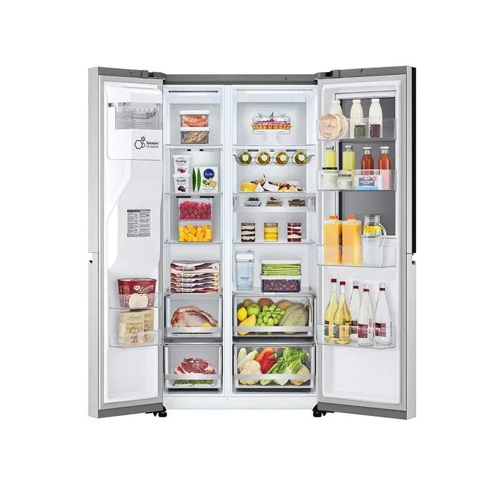 LG GC-X257CSES Side-By-Side Fridge Smart Inverter WiFi N635L Noble Silver