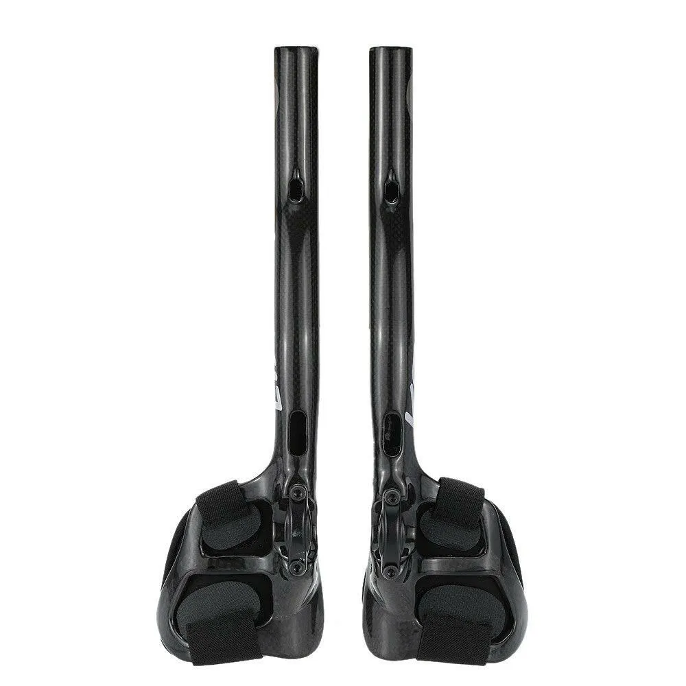 Lixada Carbon Fiber Road Bike Bicycle Aero Bar Rest Handlebar Aerobar 31.8mm