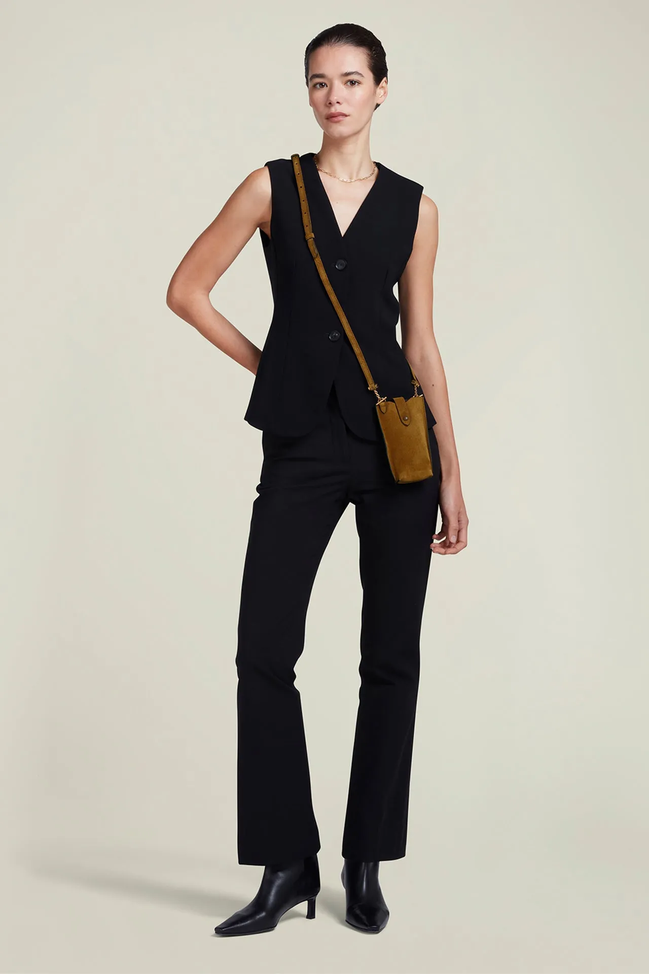 Marrakech Suede Minimalist Pouch