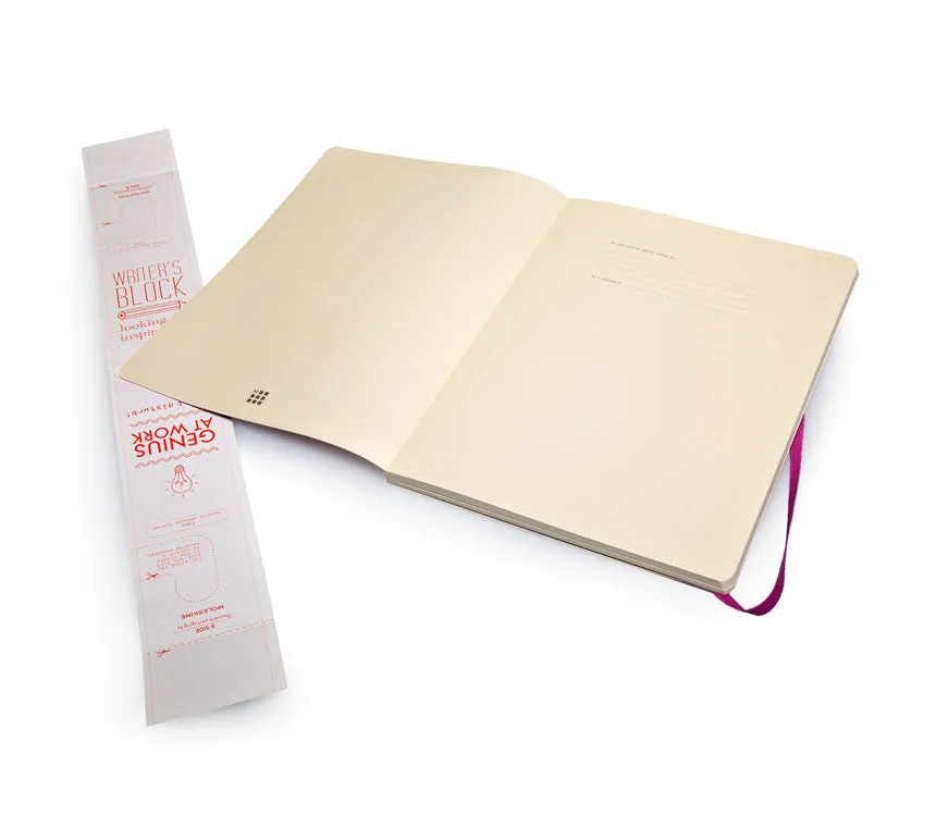 Moleskine Coloured Plain Notebook - Extra Large - Soft Cover