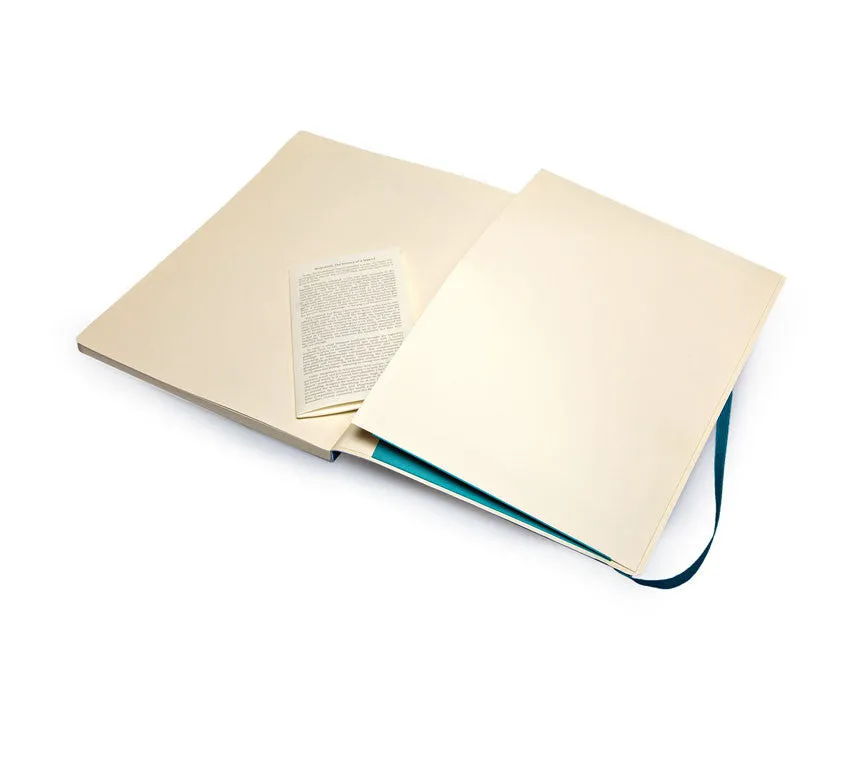 Moleskine Coloured Plain Notebook - Extra Large - Soft Cover