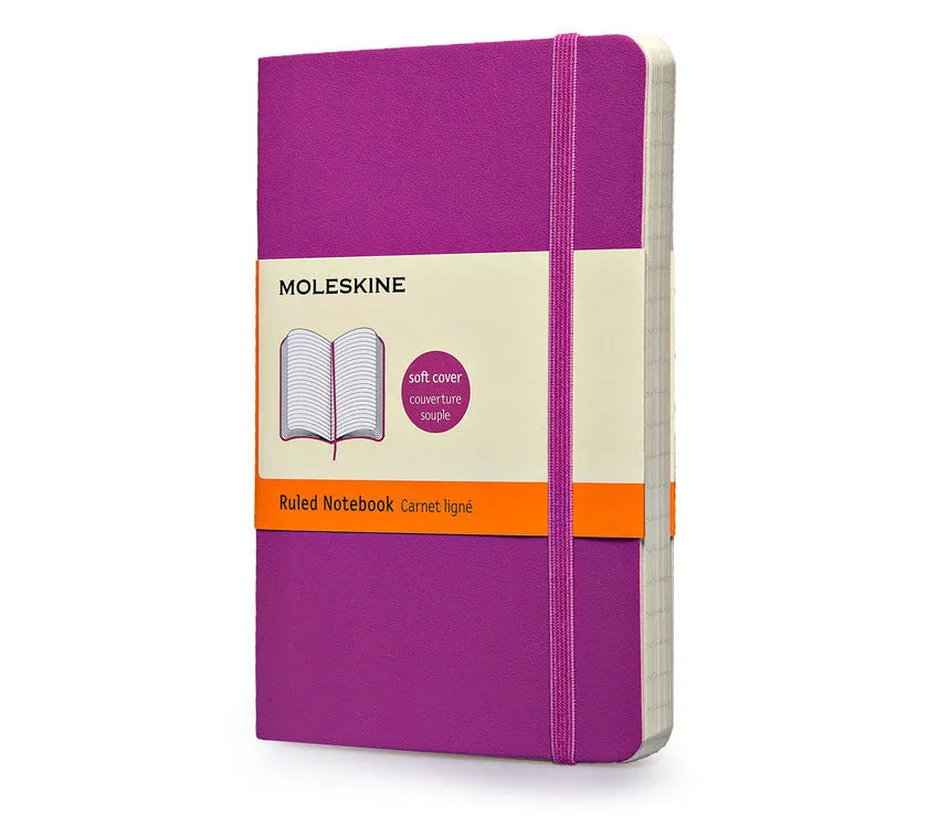 Moleskine Coloured Ruled Notebook - Pocket