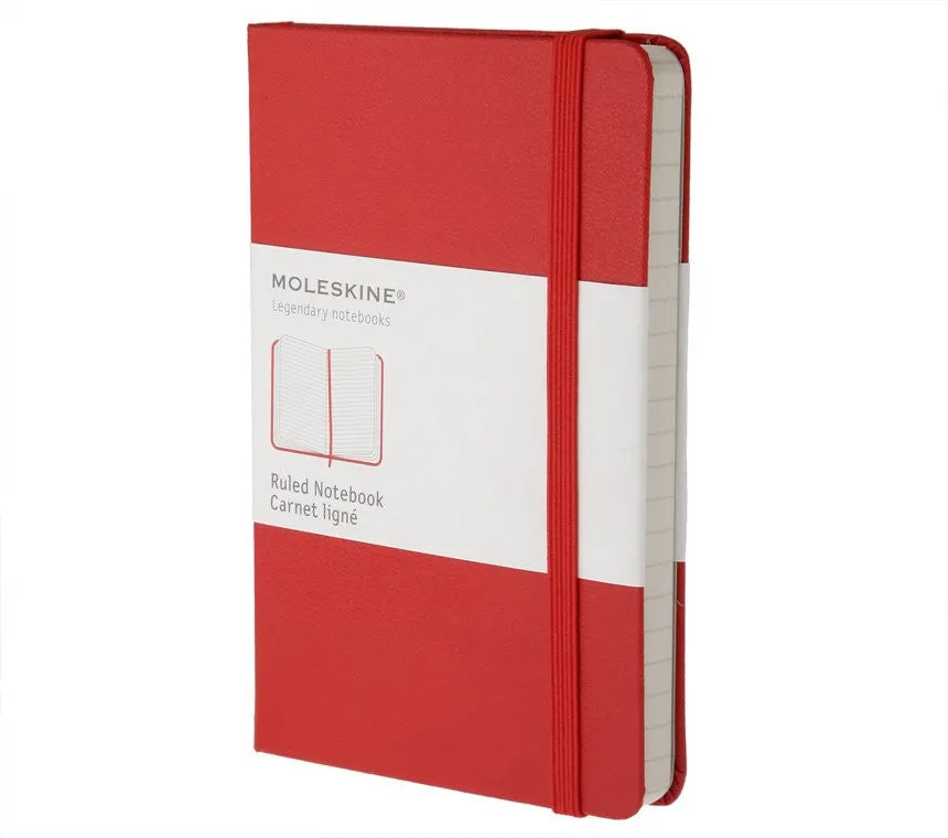 Moleskine Coloured Ruled Notebook - Pocket