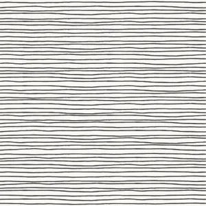 Morgan Black Minimalist Lines Wallpaper