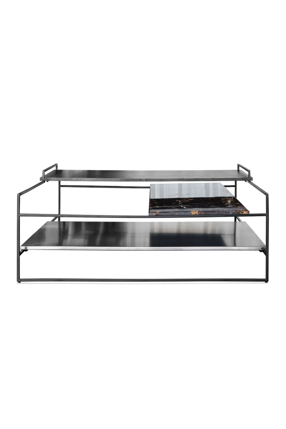 Multi-layered Black Coffee Table | Versmissen Architect