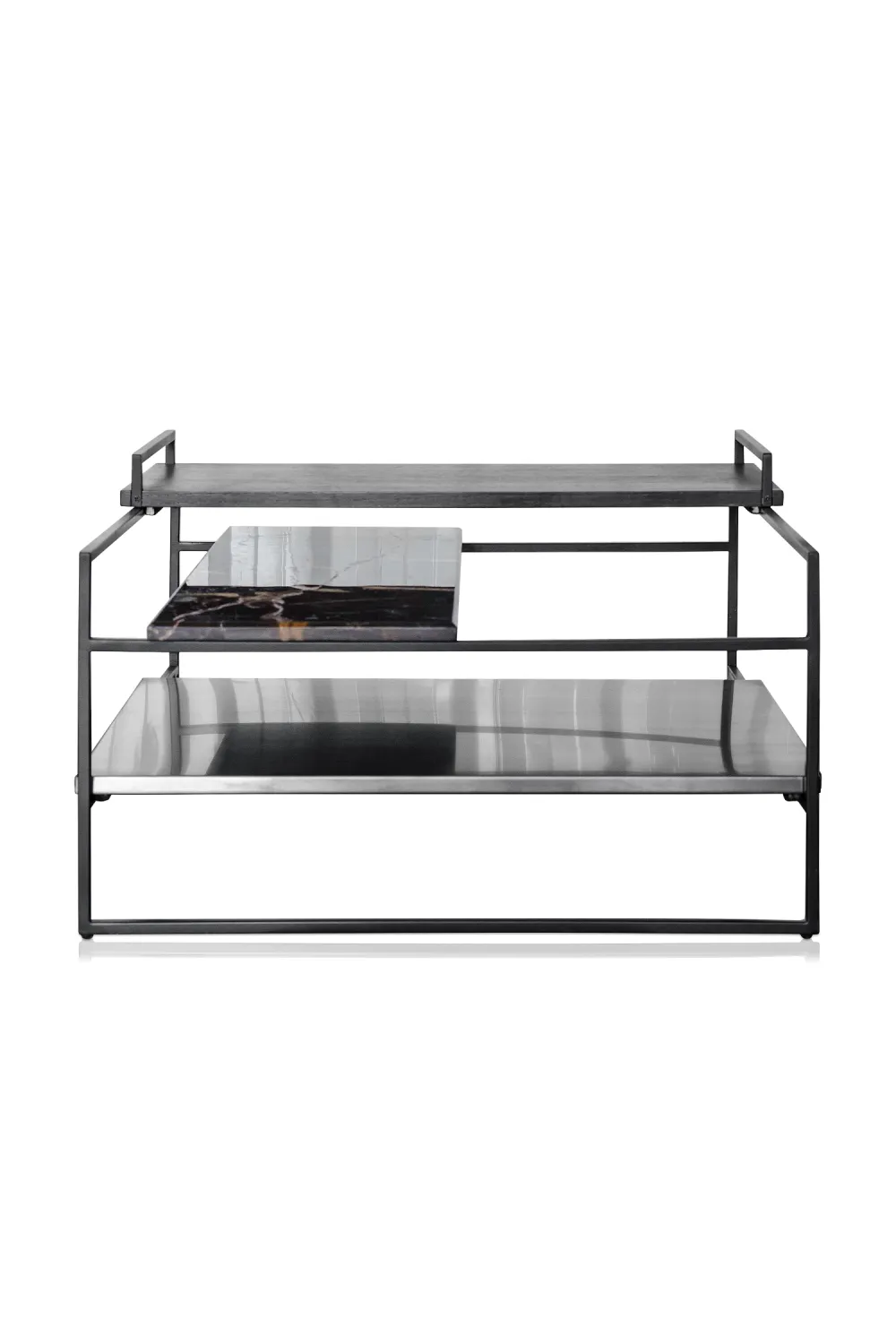 Multi-layered Black Coffee Table | Versmissen Architect