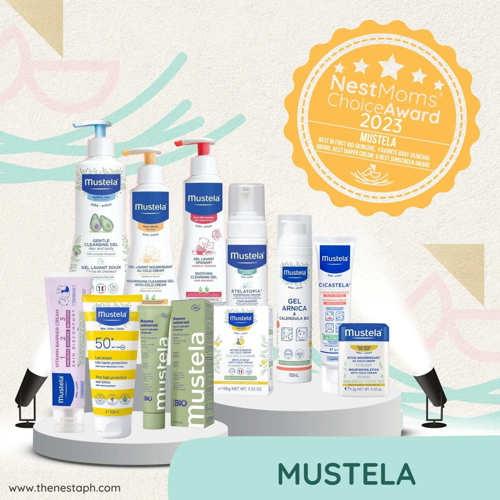 Mustela Very High Protection Sun Lotion SPF50 with Organic Avocado