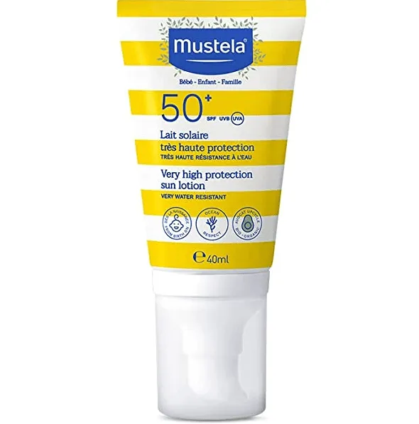 Mustela Very High Protection Sun Lotion SPF50 with Organic Avocado