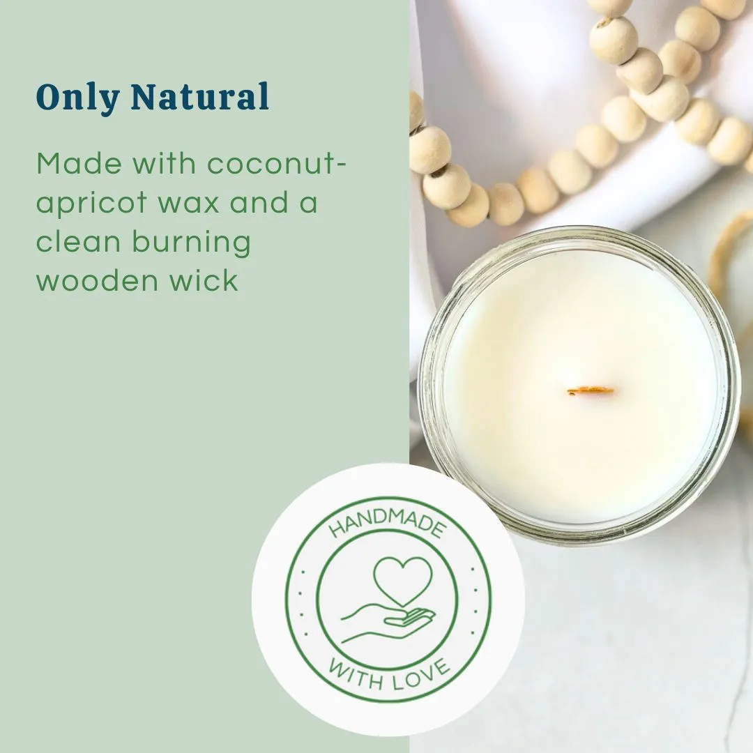 Mystic Coastline Luxury Candle | Woody Mineral Blend with Salt, Incense & Cashmere Wood