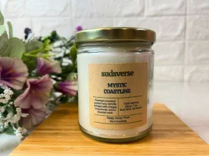 Mystic Coastline Luxury Candle | Woody Mineral Blend with Salt, Incense & Cashmere Wood