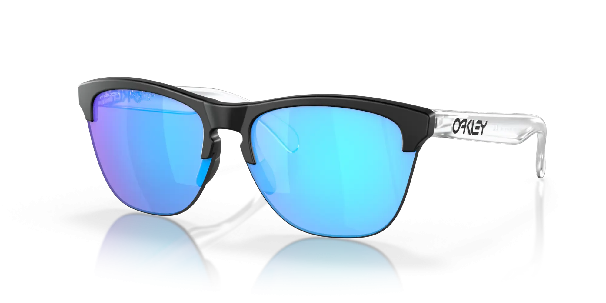 Oakley Frogskins Lite Prizm Sapphire Lenses, Matte Black Frame