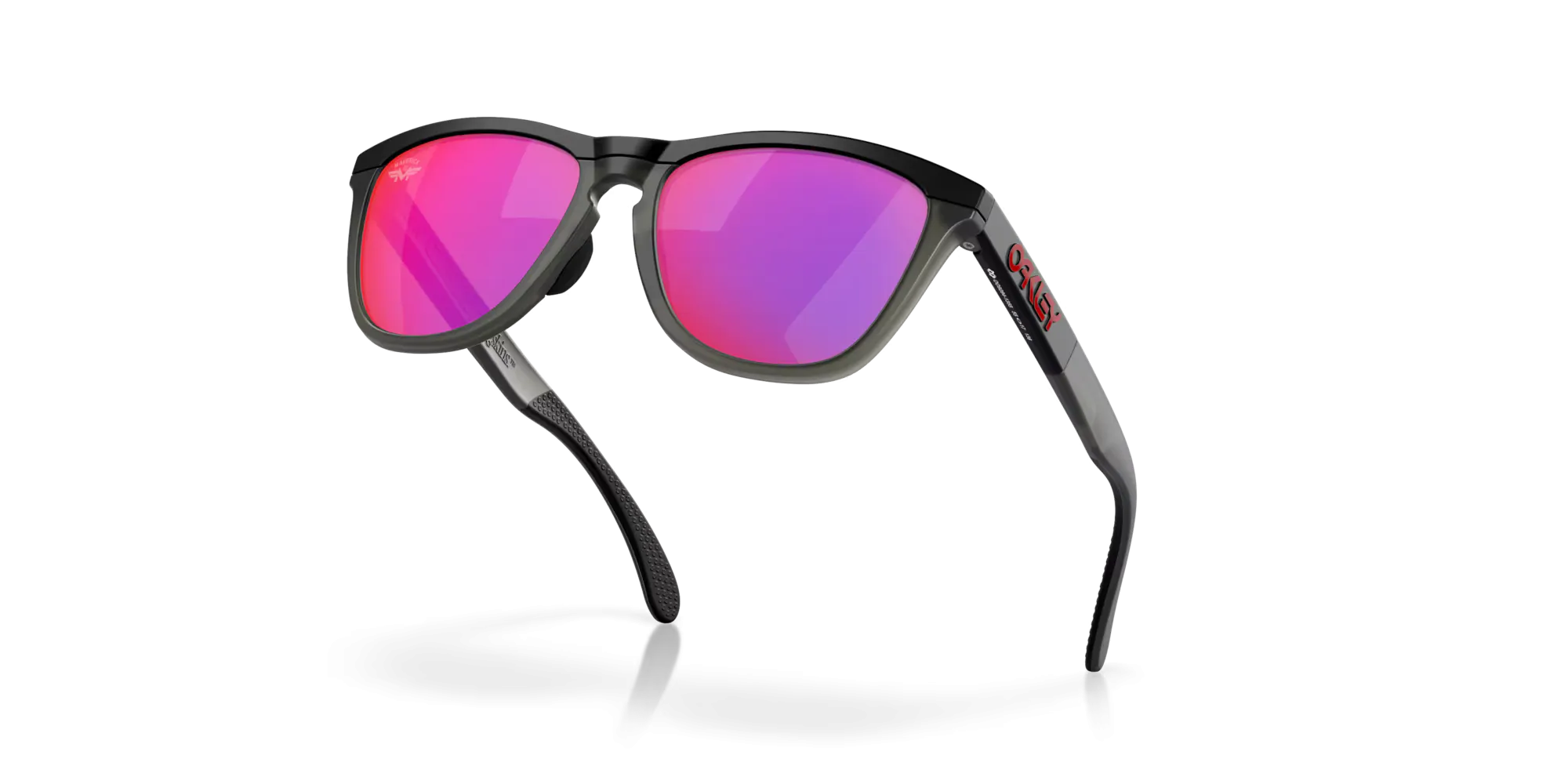 Oakley Frogskins Range Prizm Road Lenses, Matte Black/Matte Grey Smoke Frame (Maverick Vinales Signature Series)