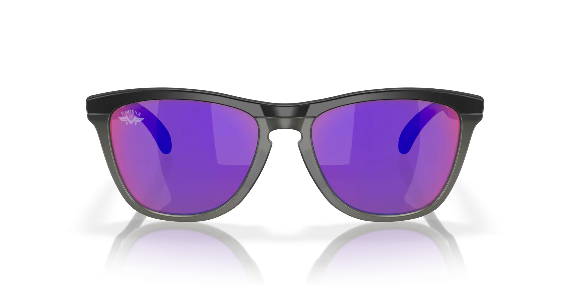 Oakley Frogskins Range Prizm Road Lenses, Matte Black/Matte Grey Smoke Frame (Maverick Vinales Signature Series)