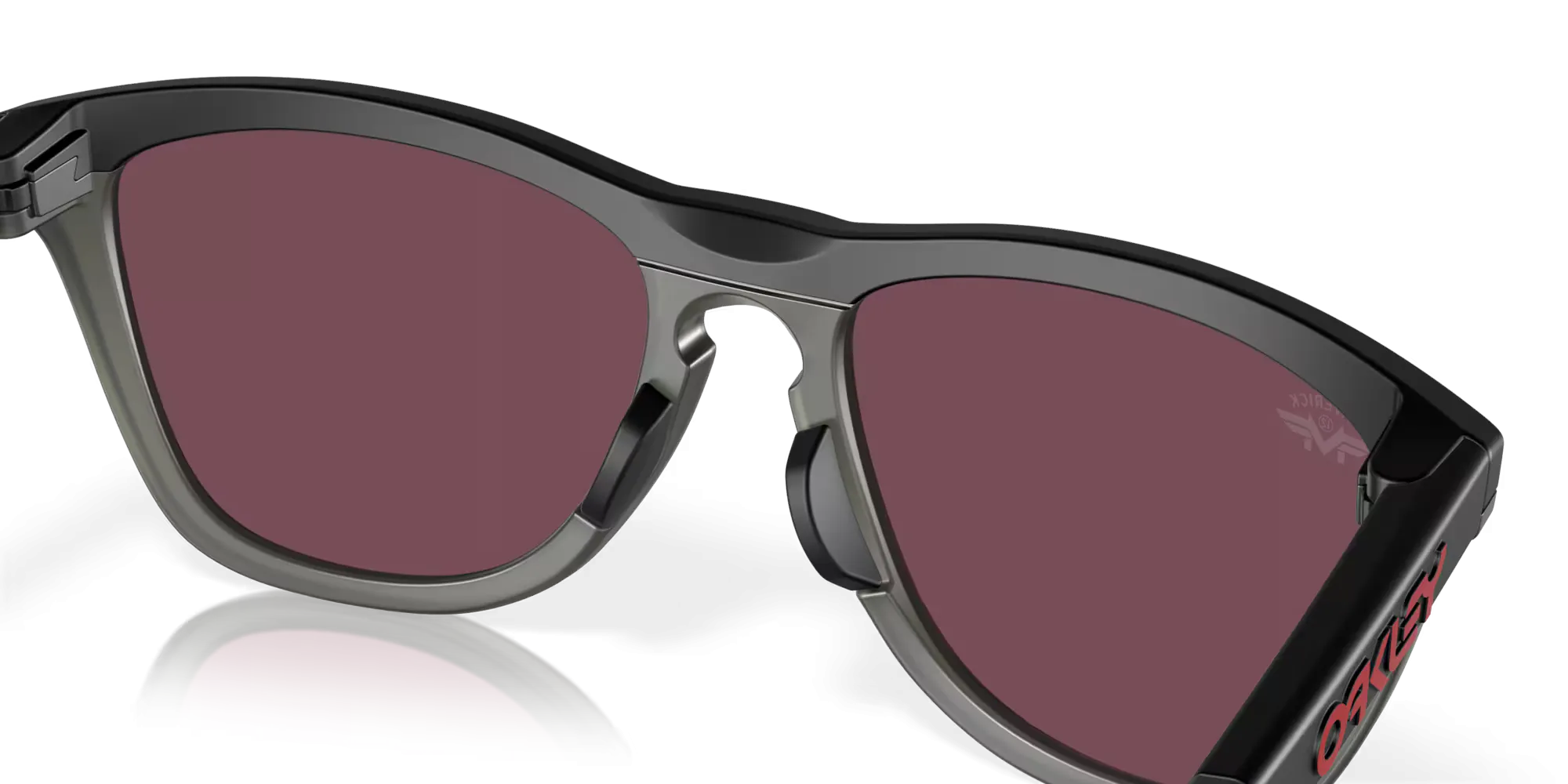 Oakley Frogskins Range Prizm Road Lenses, Matte Black/Matte Grey Smoke Frame (Maverick Vinales Signature Series)