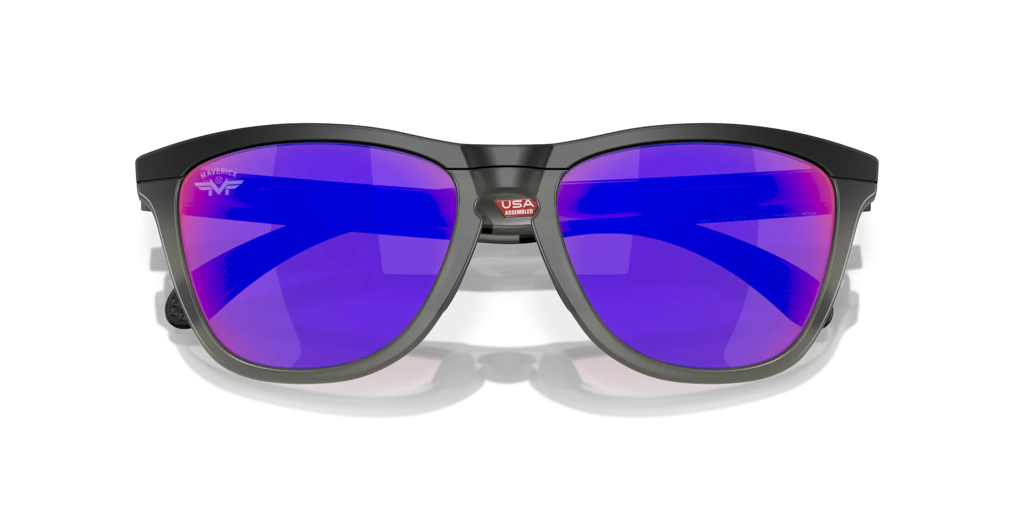 Oakley Frogskins Range Prizm Road Lenses, Matte Black/Matte Grey Smoke Frame (Maverick Vinales Signature Series)