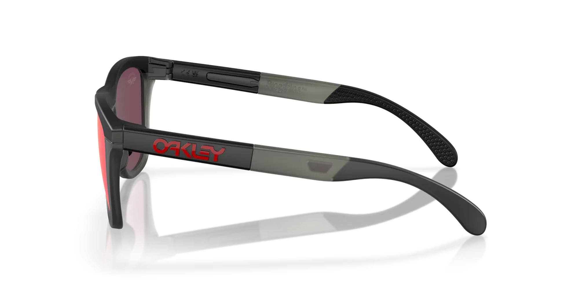 Oakley Frogskins Range Prizm Road Lenses, Matte Black/Matte Grey Smoke Frame (Maverick Vinales Signature Series)