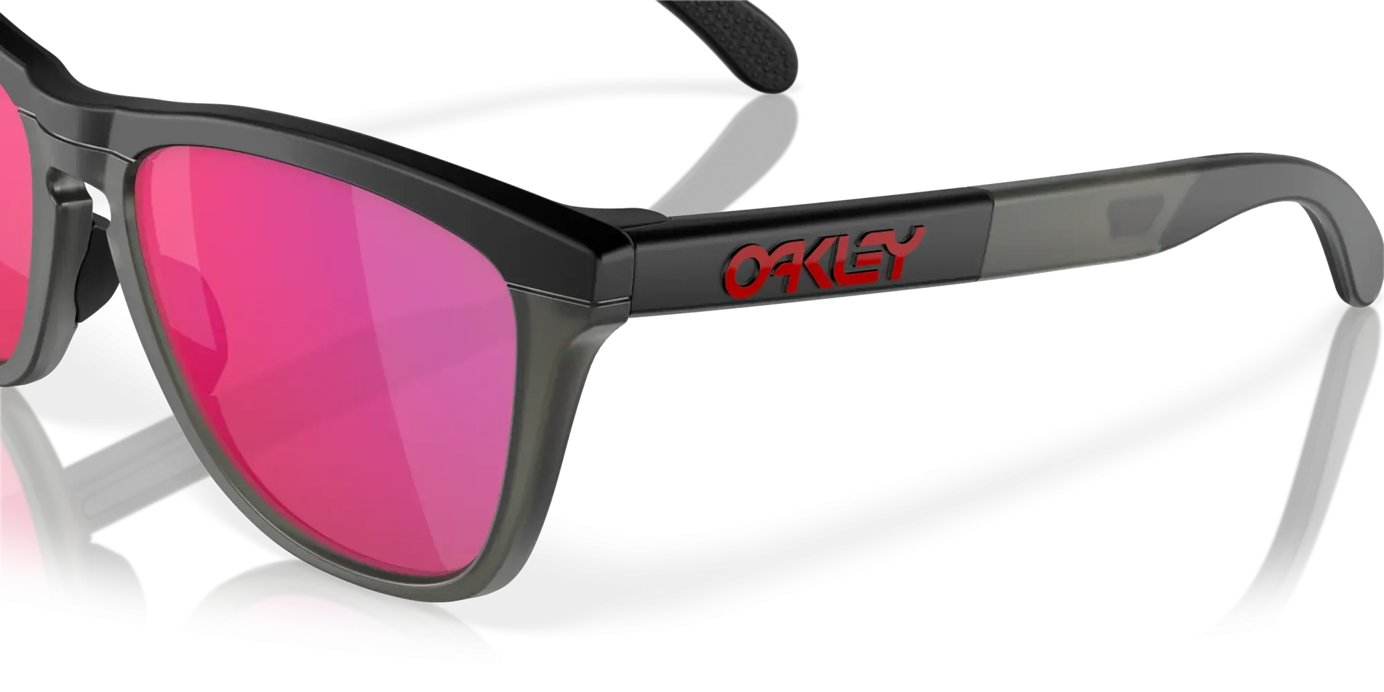 Oakley Frogskins Range Prizm Road Lenses, Matte Black/Matte Grey Smoke Frame (Maverick Vinales Signature Series)