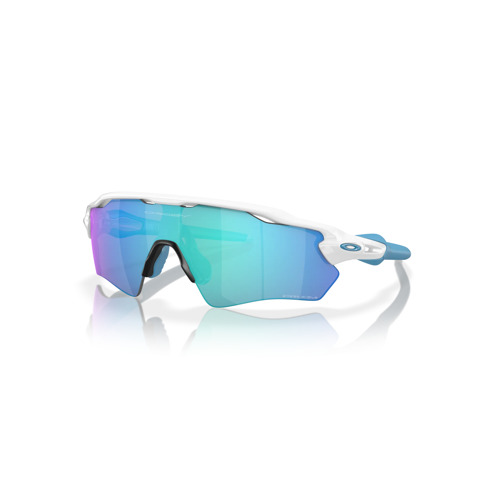 Oakley Radar EV XS Path Prizm Sapphire Lenses Polished White Frame