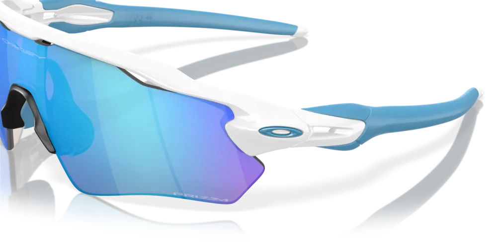 Oakley Radar EV XS Path Prizm Sapphire Lenses Polished White Frame