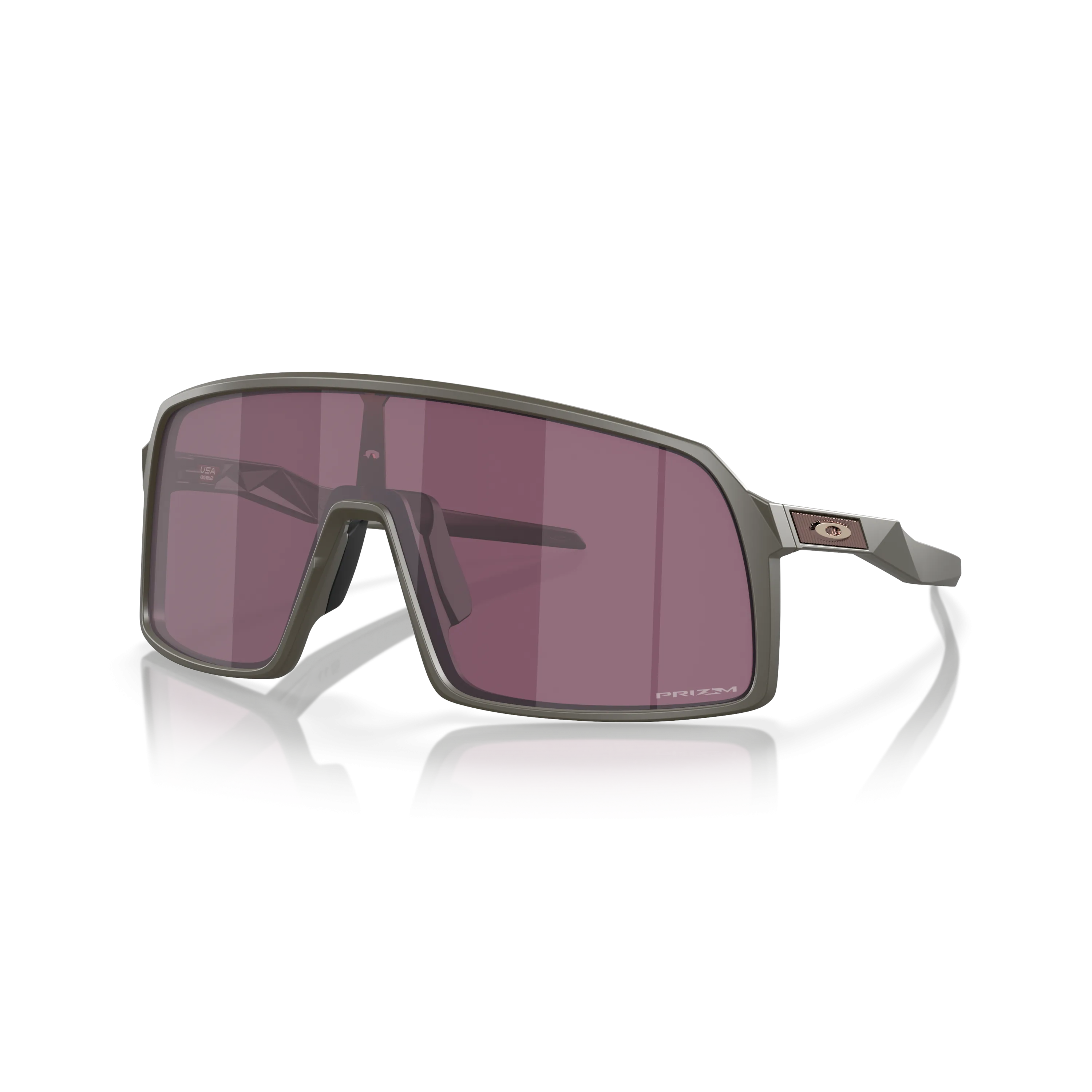 Oakley Sutro Prizm Road Black Lenses - Matte Olive Fram