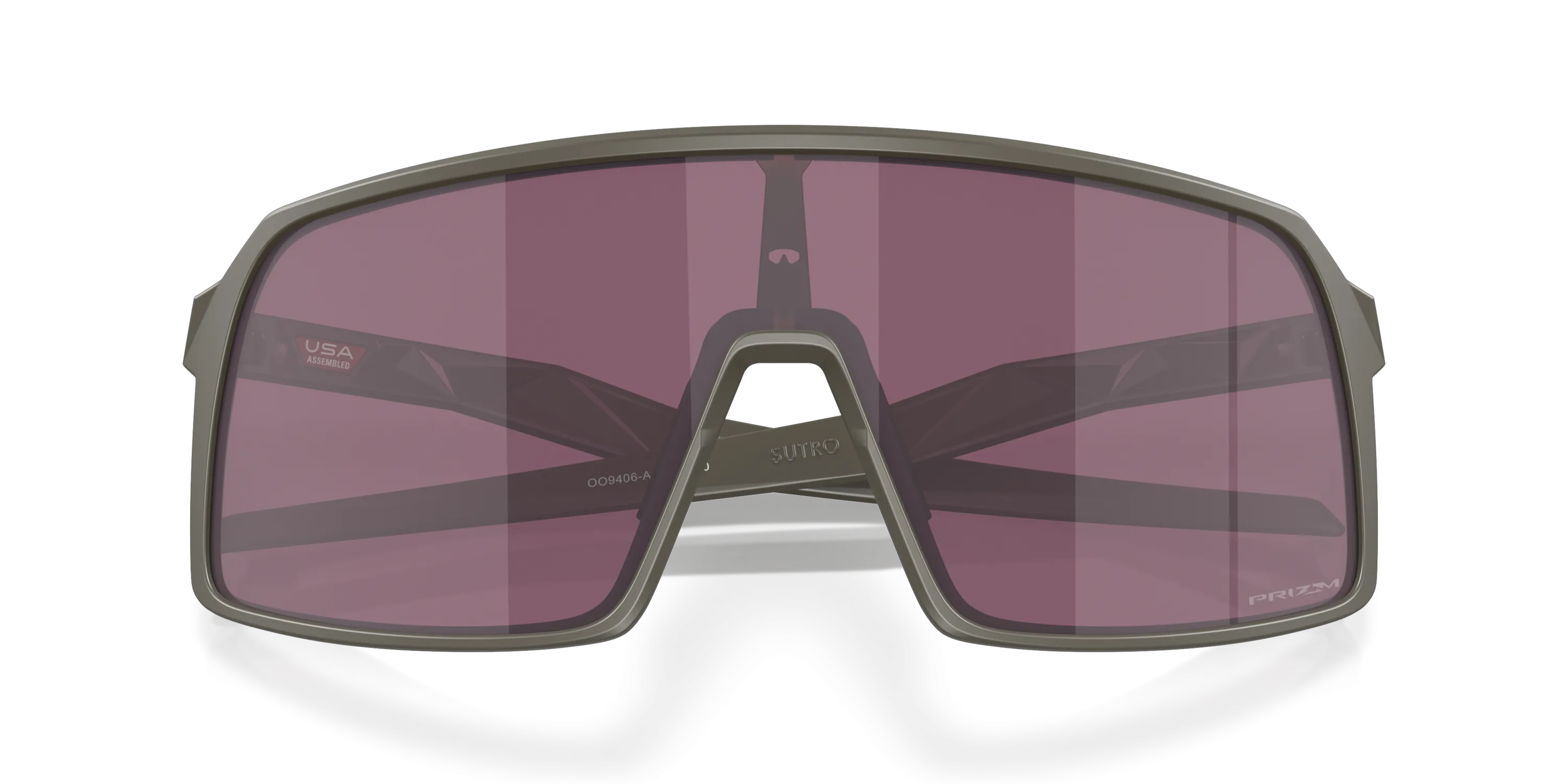 Oakley Sutro Prizm Road Black Lenses - Matte Olive Fram