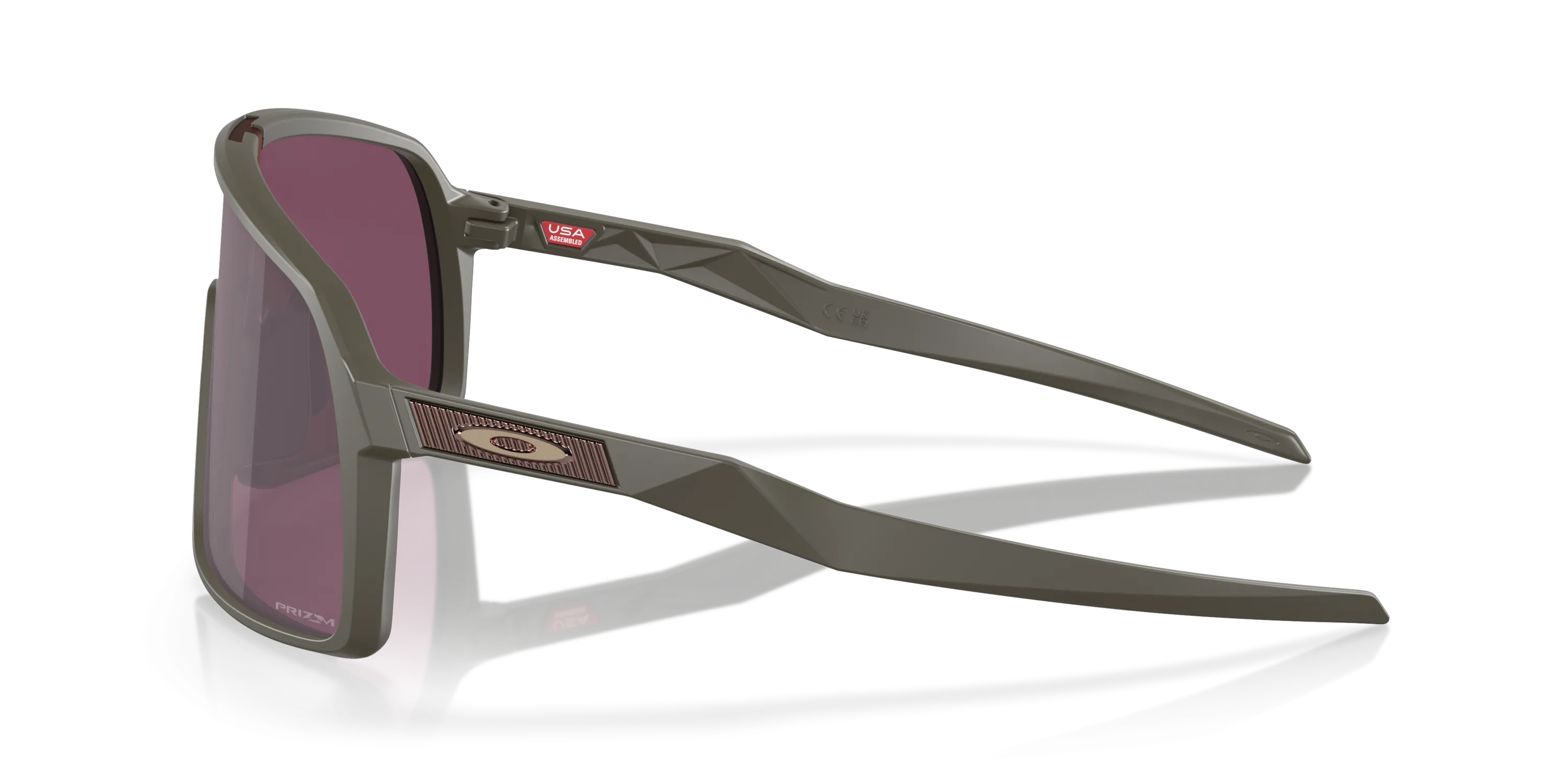 Oakley Sutro Prizm Road Black Lenses - Matte Olive Fram