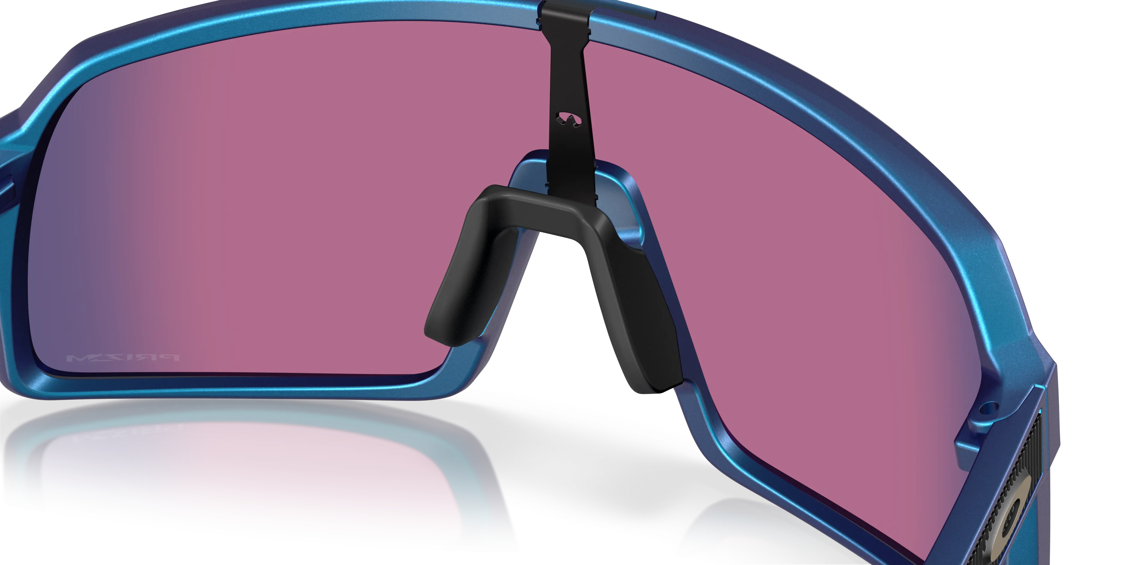 Oakley Sutro Prizm Road Lenses Matte Cyan/Blue Colorshift Frame