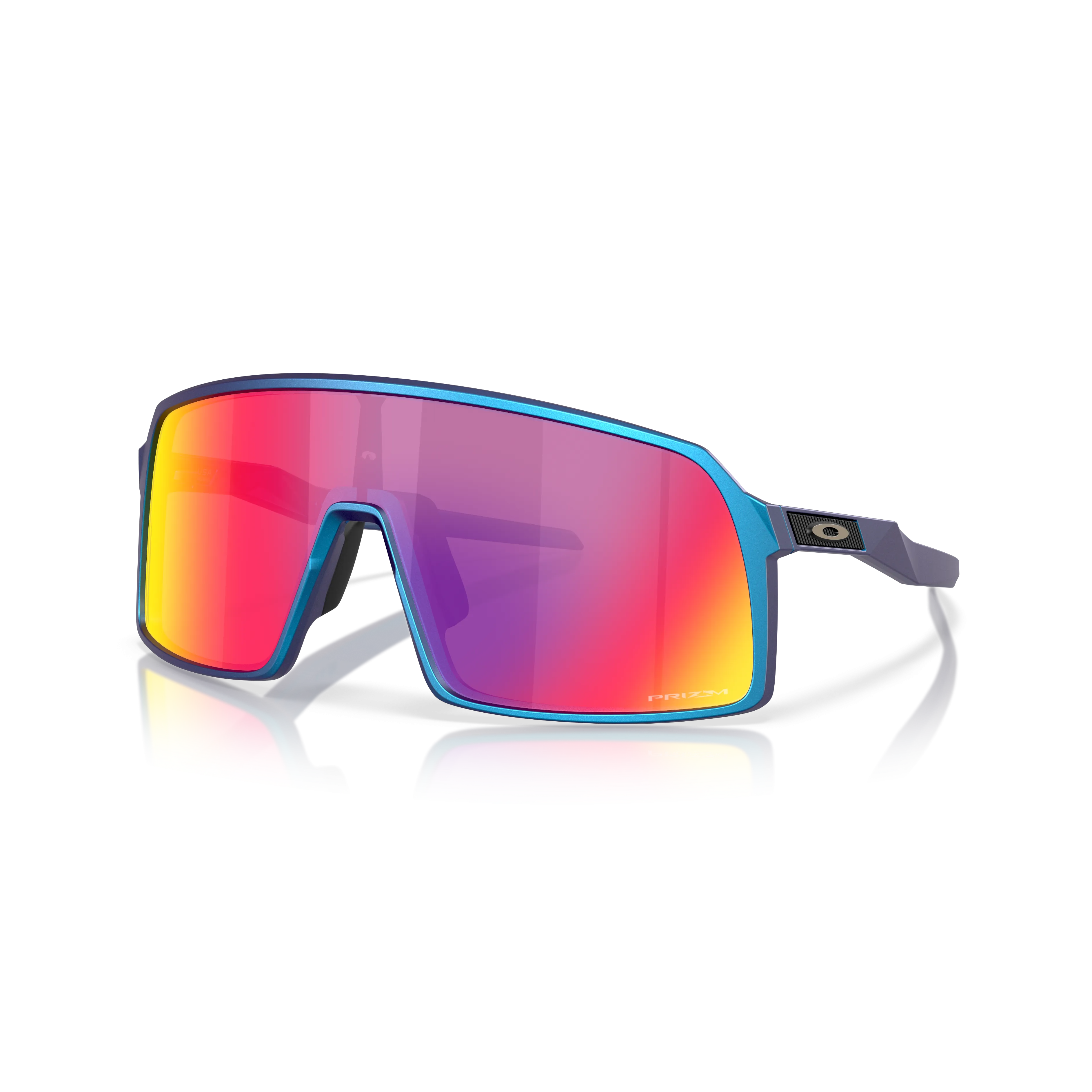 Oakley Sutro Prizm Road Lenses Matte Cyan/Blue Colorshift Frame
