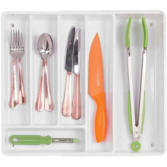 Organizador de cubiertos expandible