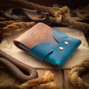 Original Swaddle Minimalist Wallet - Blue Raspberry and Canyon