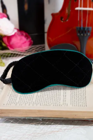 Petit Papillon Satin Eye Mask (Green)