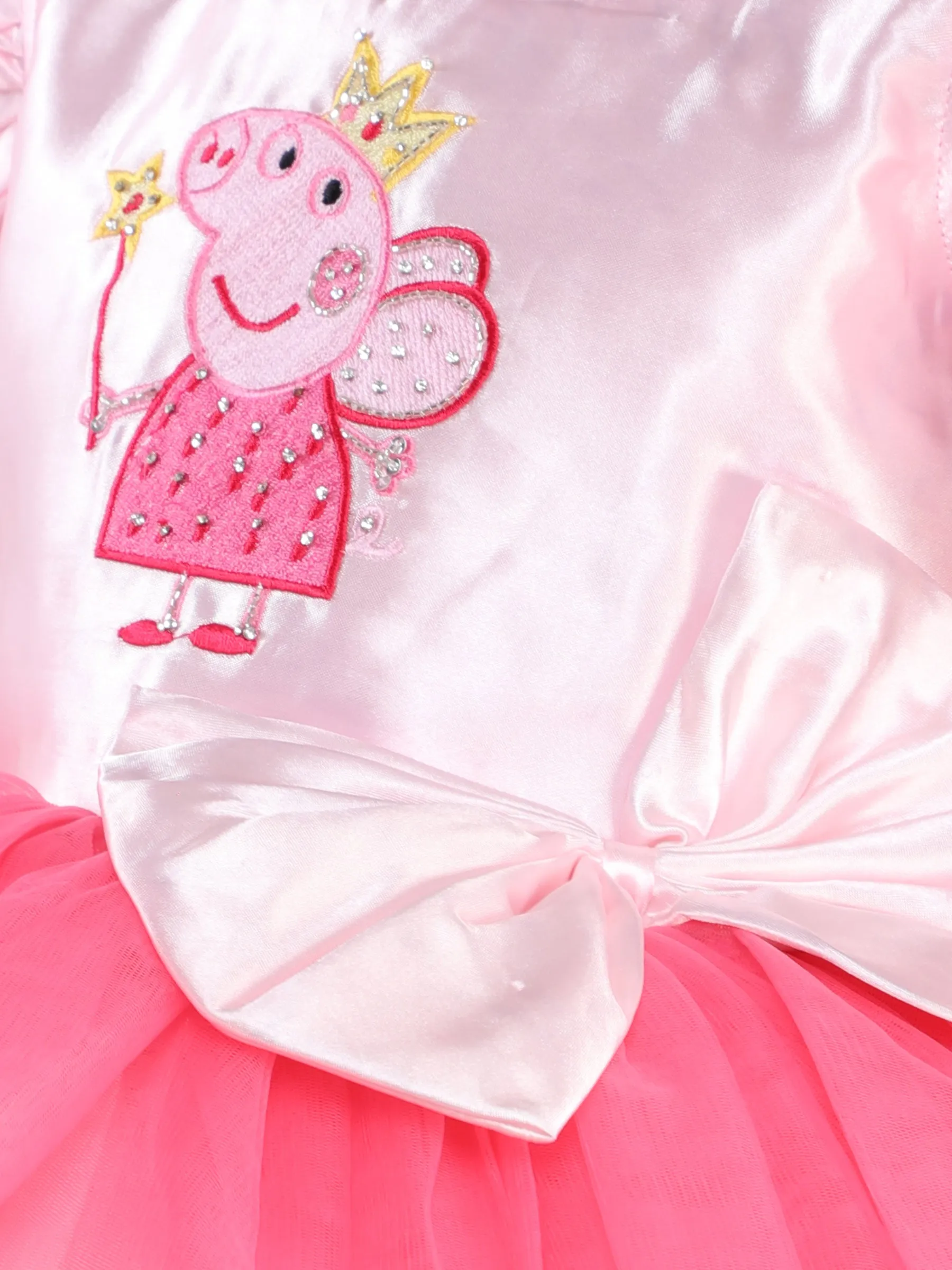 PinkChick Peppa Pig Layered Dress