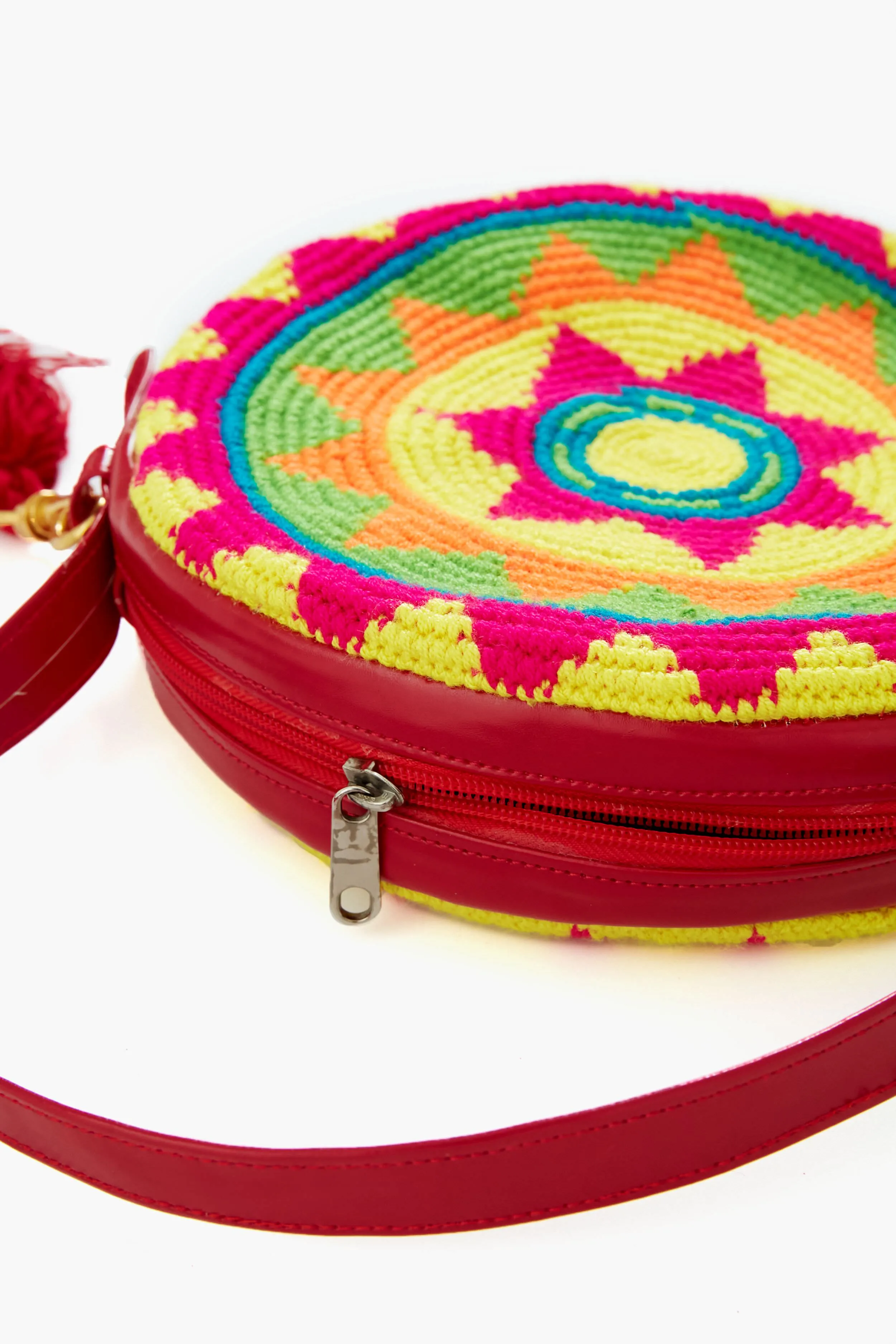 Rainbow Mini Tassel Bag