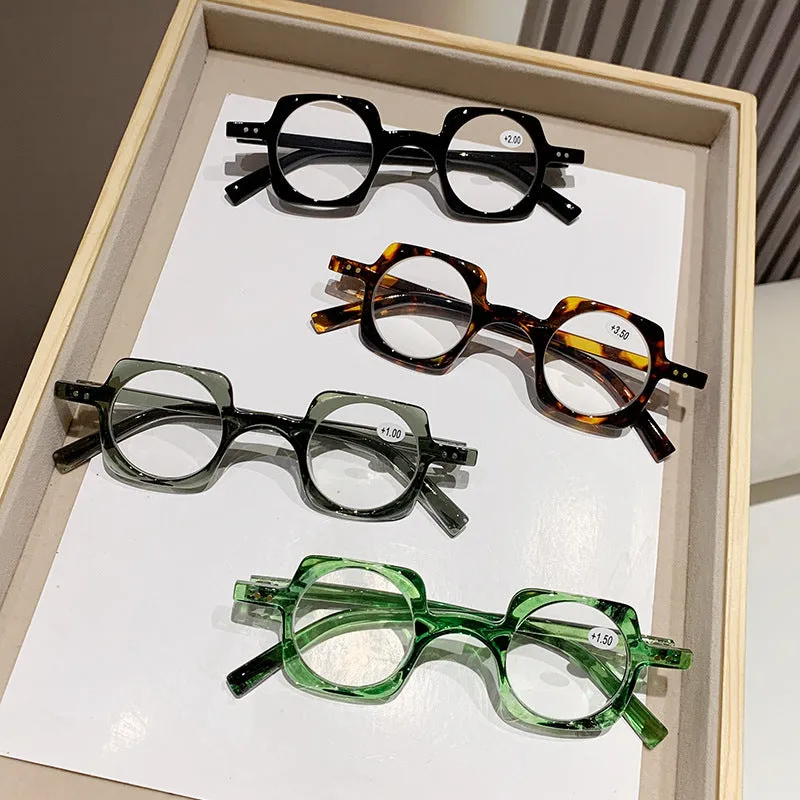 Retro Frame Blue Light Blocking Reading Glasses