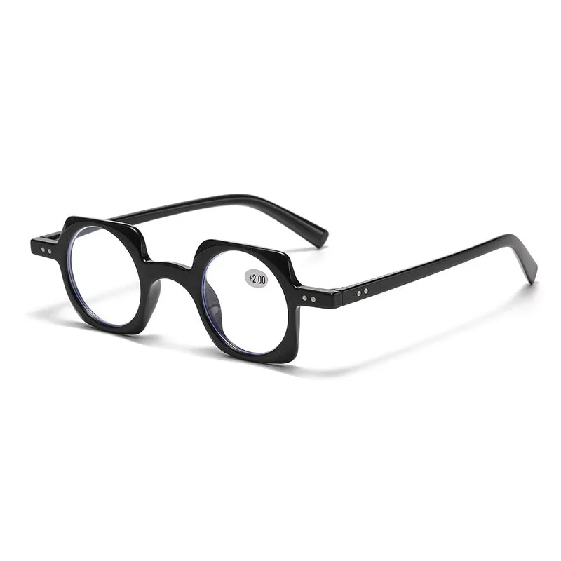 Retro Frame Blue Light Blocking Reading Glasses