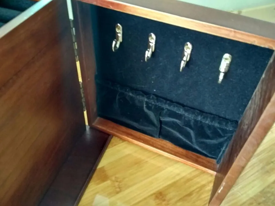 Retro Wood Multi-layer Jewelry Box