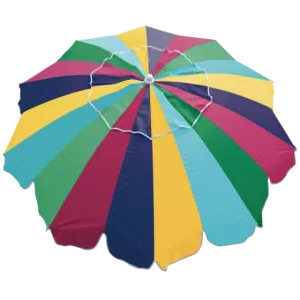 Rio Beach | 7 ft 20 Panel Umbrella With Sand Anchor
