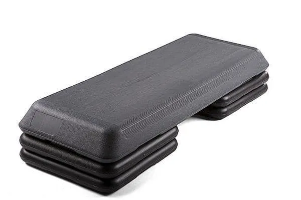 SALE - Aerobic Step with 4 Height Adjustable Blocks, Gym-Grade