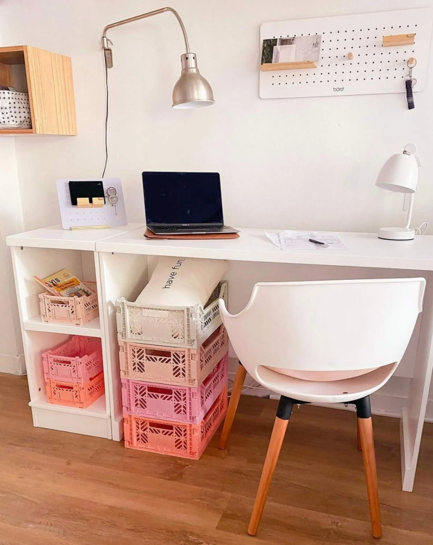 Salmon | Small Folding Crate