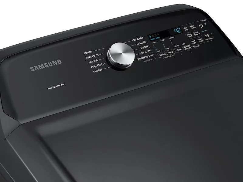 Samsung DVG50R5200V 7.4 cu. ft. Capacity Gas Dryer with Sensor Dry in Brushed Black