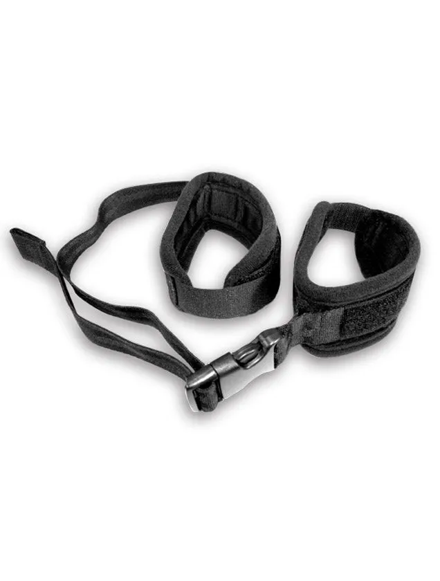 Sex & Mischief Adjustable Handcuffs - Black