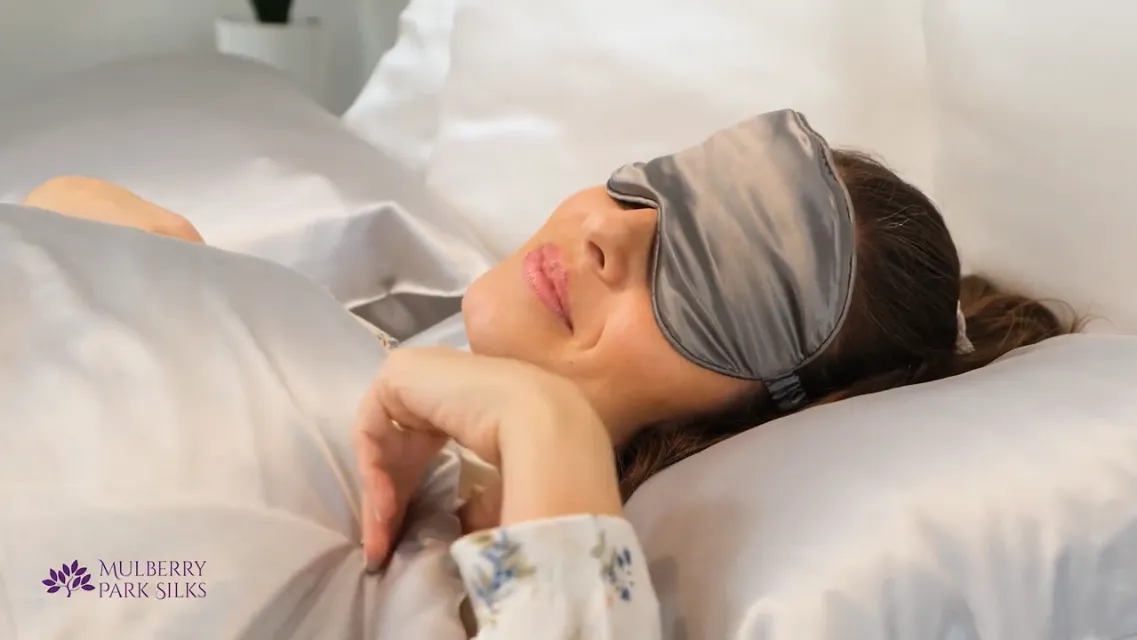 Silk Sleep Mask - Plum