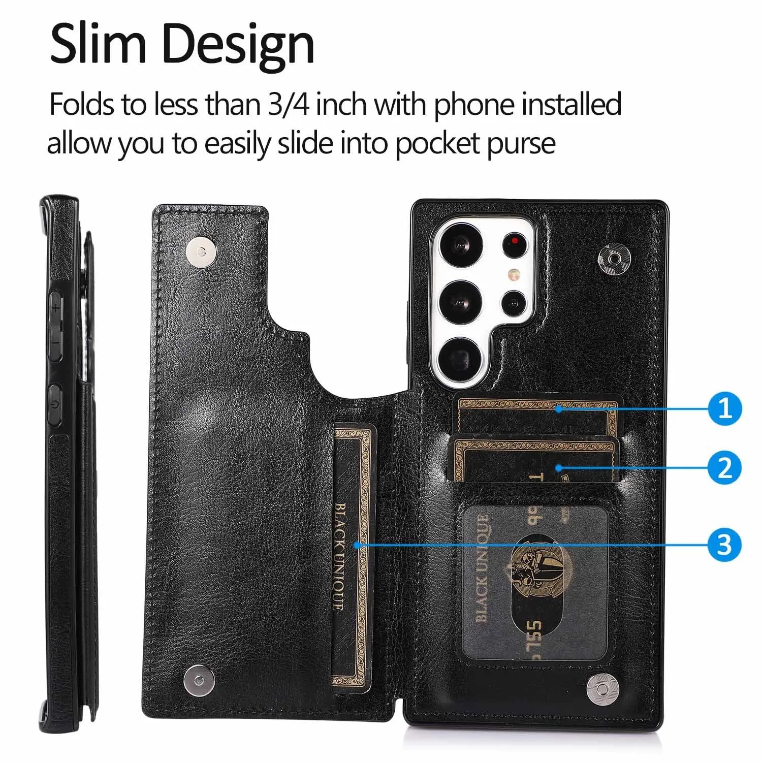 Sleek Executive Flip Samsung Galaxy Case
