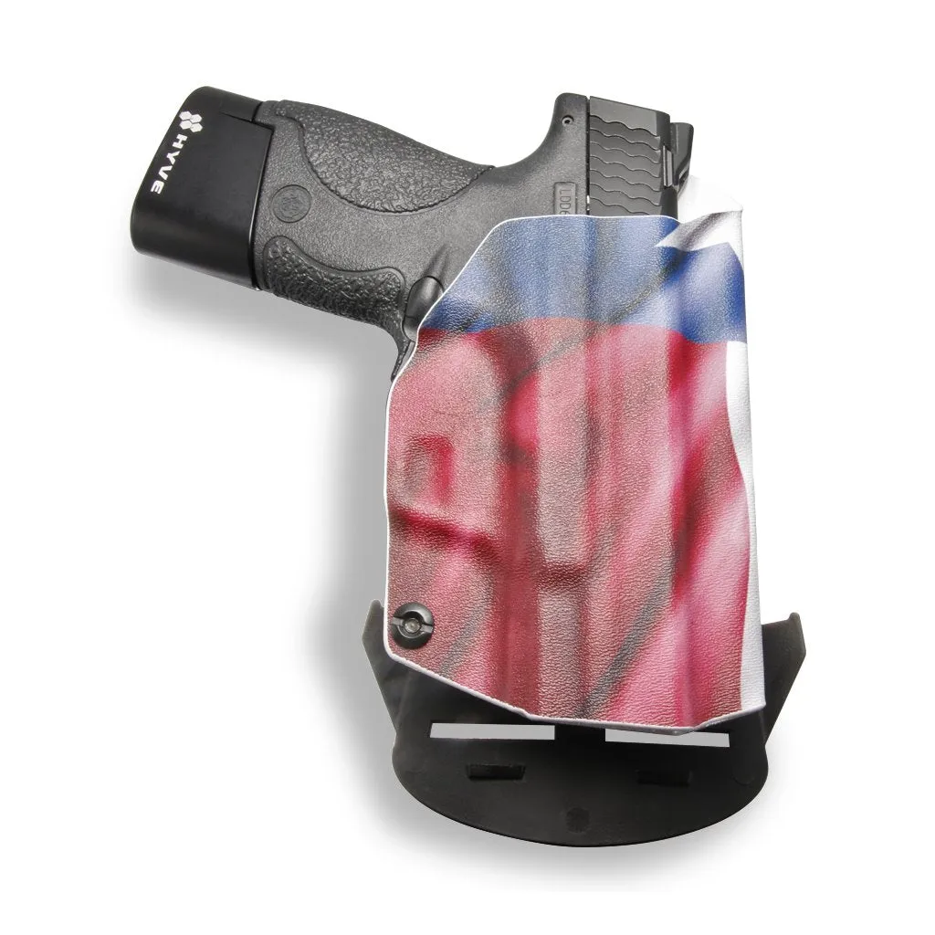 Smith & Wesson M&P Shield / M2.0 Crimson Trace LG-489 Laser / Plus 9mm/.40/30 Super Carry OWB Holster