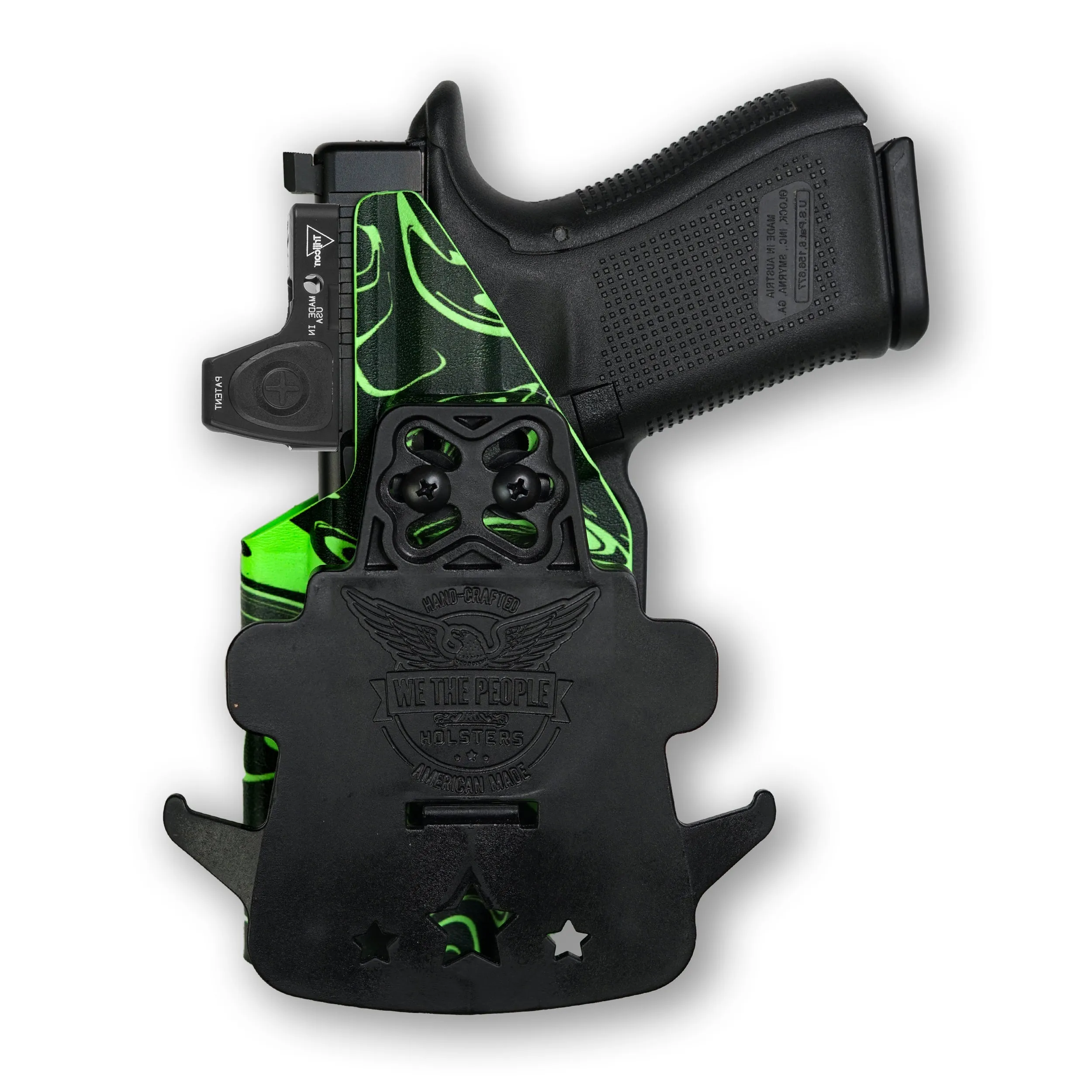 Smith & Wesson M&P Shield / M2.0 Crimson Trace LG-489 Laser / Plus 9mm/.40/30 Super Carry OWB Holster