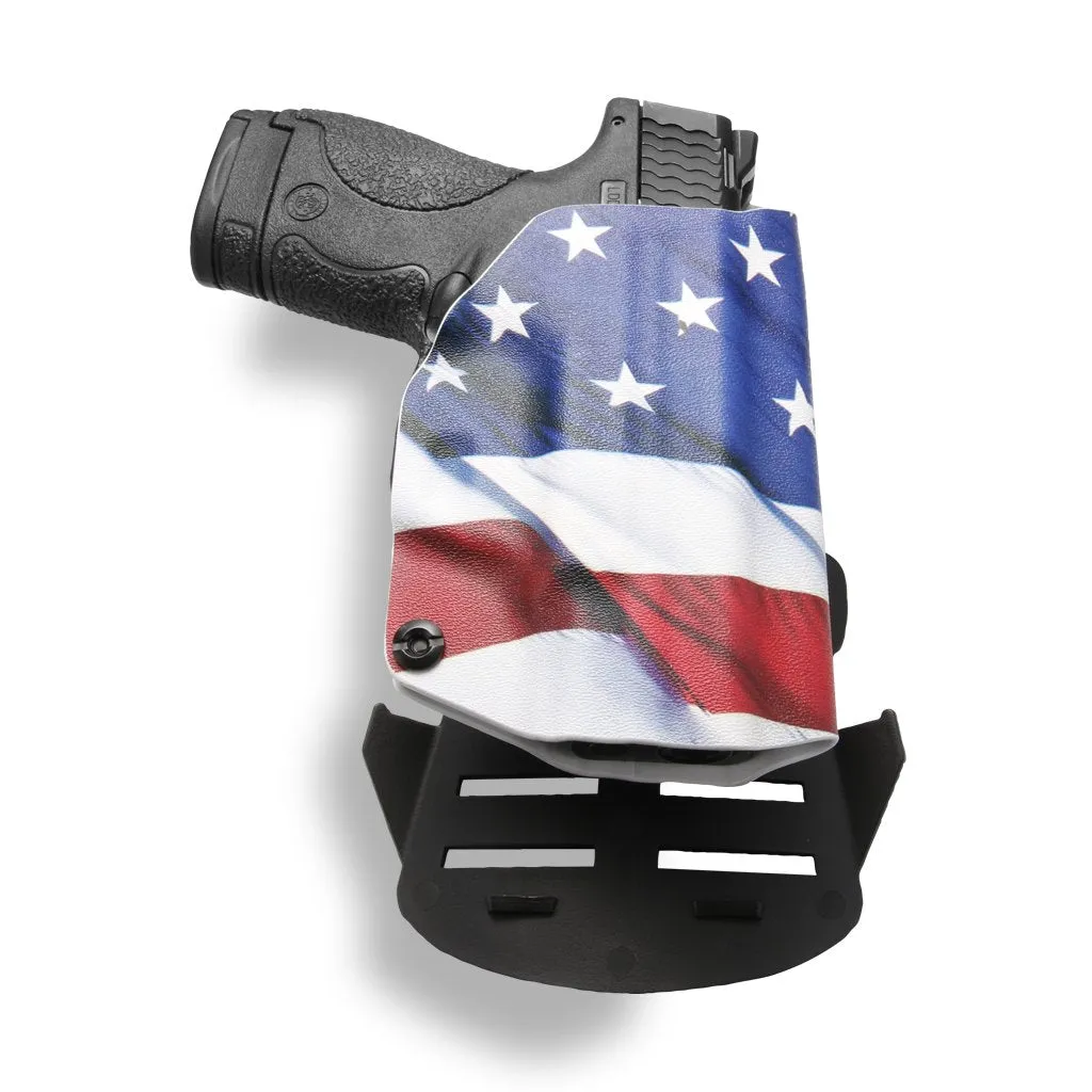 Smith & Wesson M&P Shield / M2.0 Crimson Trace LG-489 Laser / Plus 9mm/.40/30 Super Carry OWB Holster